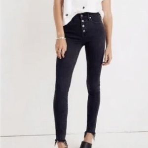 9’ high rise skinny jeans